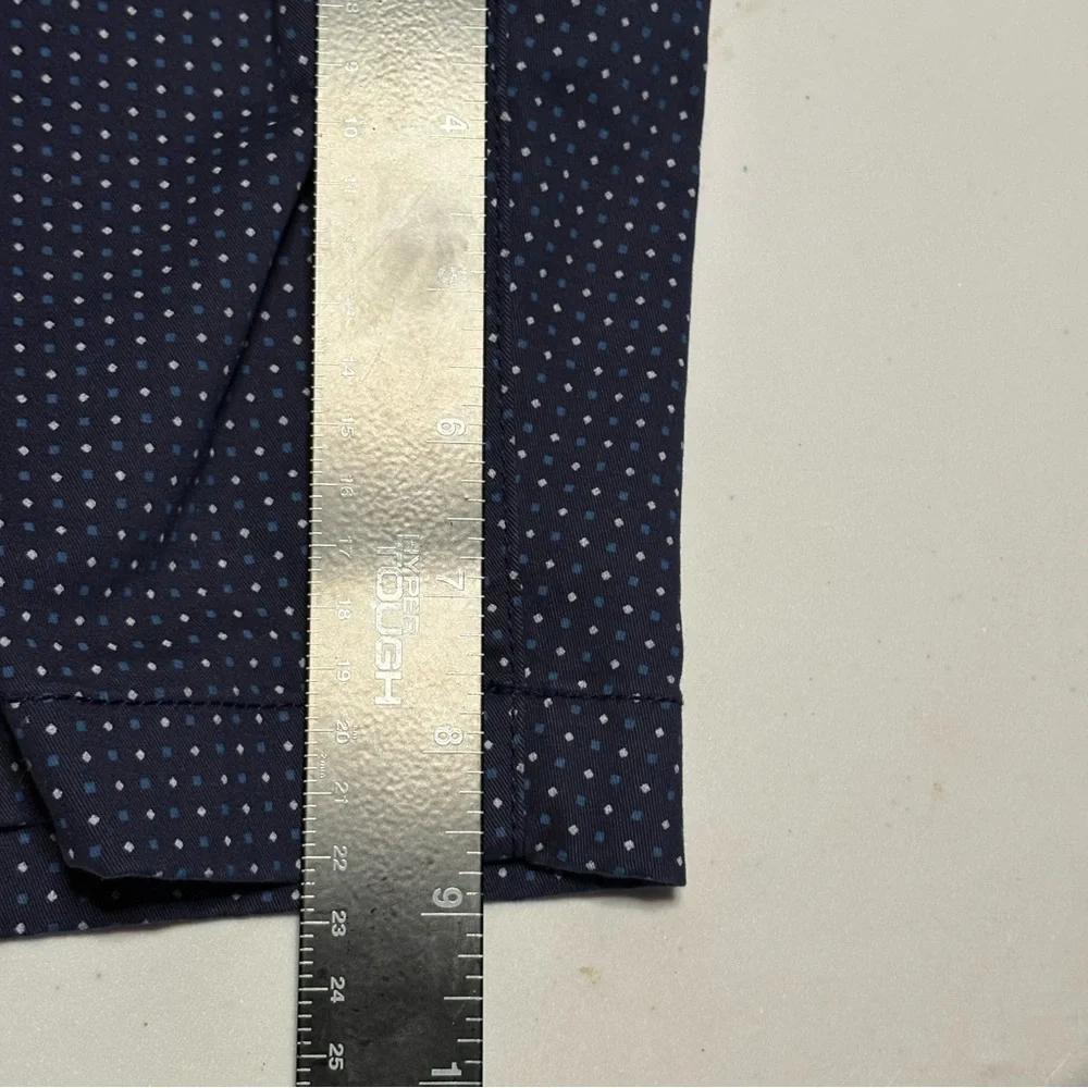 Michael Kors Dark Blue Patterned Men's Shorts - Picture 6 of 13